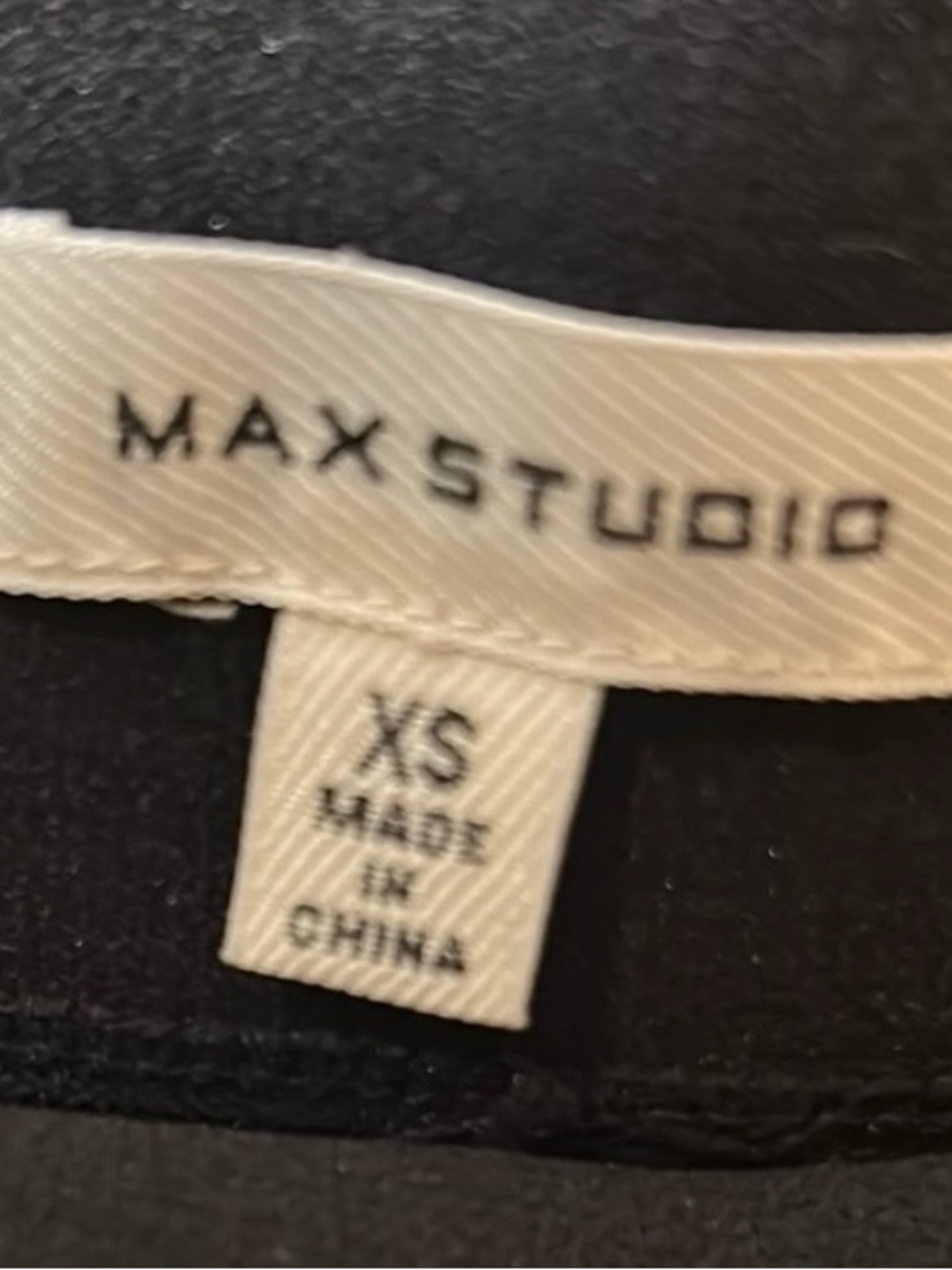Max Studio Black Pinstripe Trousers - Picture 5 of 5